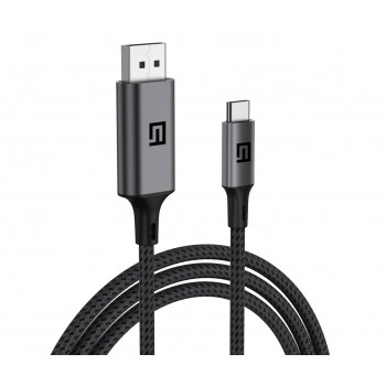 Кабель USB Type-C — DisplayPort ArmorStandart 4K 60 Гц 2 м, чорний