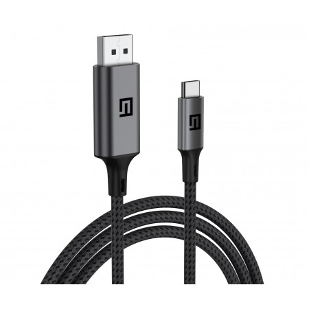 Кабель USB Type-C — DisplayPort ArmorStandart 4K 60 Гц 2 м, чорний