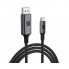 Кабель USB Type-C — DisplayPort ArmorStandart 4K 60 Гц 2 м, чорний