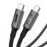 Кабель USB4 USB-C — USB-C ArmorStandart 240 Вт, 40 Гбіт/с, 8K 60 Гц, 1 м, чорний