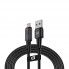 Кабель USB-A – Lightning ArmorStandart AT-AL, 1.2 м, 12 Вт (5V/2.4A), з підсвіткою, чорний