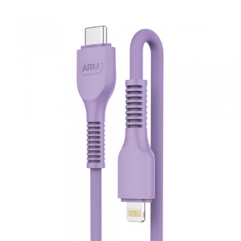 Кабель ArmorStandart AR88 USB Type-C – Lightning 3A 1 м, фіолетовий