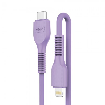 Кабель ArmorStandart AR88 USB Type-C – Lightning 3A 1 м, фіолетовий