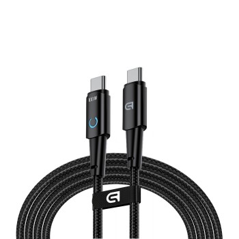 Кабель ArmorStandart AT-C1 USB Type-C – USB Type-C 100 Вт, 1,2 м, чорний