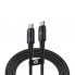Кабель ArmorStandart AT-C1 USB Type-C – USB Type-C 100 Вт, 1,2 м, чорний