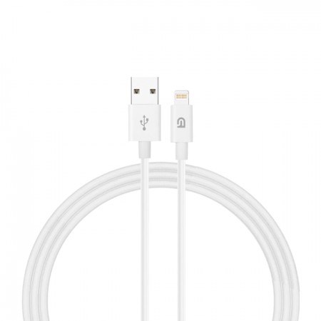 Кабель ArmorStandart AMD818L Lightning - USB 1,2 м, білий, 12 Вт