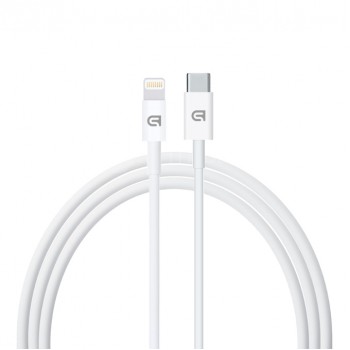 Кабель Lightning – USB-C ArmorStandart AMQGJ2, 1 м, 27 Вт (5V/3A), білий