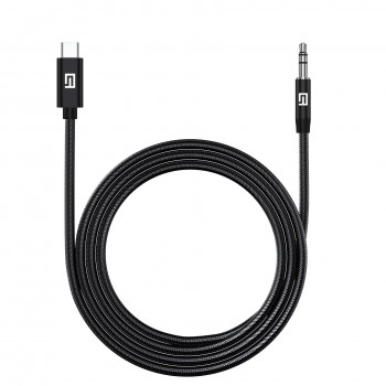 Кабель-перехідник USB Type-C – 3.5 мм mini-Jack 1 м, чорний, ArmorStandart