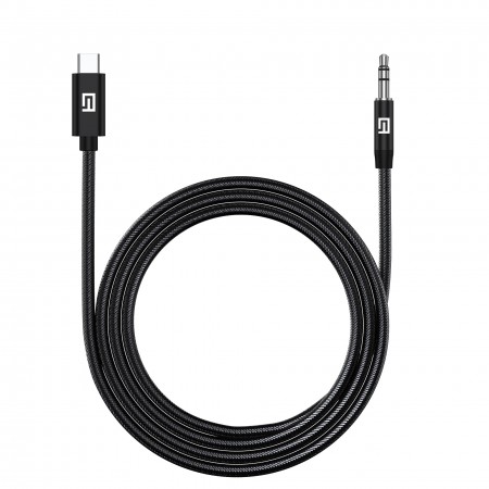 Кабель-перехідник USB Type-C – 3.5 мм mini-Jack 1 м, чорний, ArmorStandart