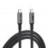 Кабель USB4 USB-C — USB-C ArmorStandart 240 Вт, 40 Гбіт/с, 8K 60 Гц, 1 м, чорний