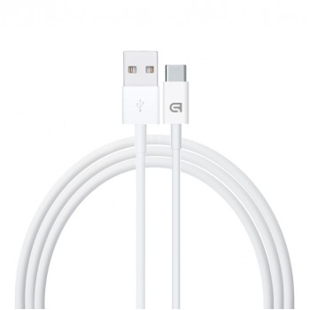 Кабель ArmorStandart AMD718 USB Type-C - USB 1 м, білий, 12 Вт