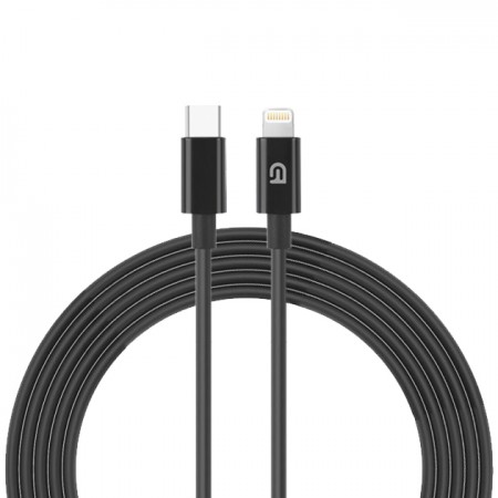 Кабель Lightning – USB-C ArmorStandart AMQGJ2B, 1 м, 27 Вт (5V/3A), чорний