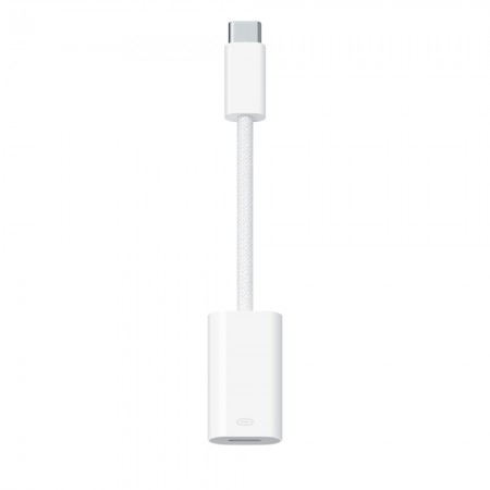 Адаптер-переходник USB-C на Lightning, белый