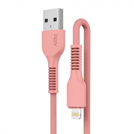 Кабель ArmorStandart AR88 USB – Lightning 2.4A 1 м, персиковий