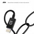Кабель Lightning – USB-C ArmorStandart AMQGJ2B, 1 м, 27 Вт (5V/3A), чорний