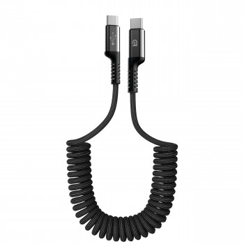 Спиральный кабель USB-C – USB-C ArmorStandart AR17 Spiral, 3A, до 1 м, чёрный Спиральный кабель USB-C – USB-C ArmorStandart AR17 Spiral, 3A, до 1 м, чёрный