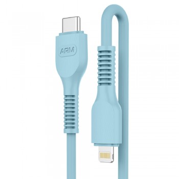 Кабель USB Type-C — Lightning ArmorStandart AR88 3A 1 м, синій