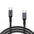Кабель USB Type-C — USB Type-C ArmorStandart PD 100 Вт 2 м, алюмінієві роз'єми