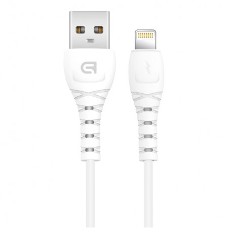 Кабель ArmorStandart AR16 Lightning – USB 3A 1 м, білий