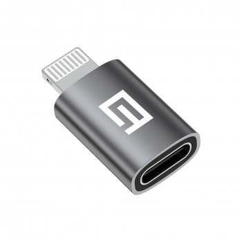 OTG адаптер ArmorStandart Type-C на Lightning для iPhone та iPad, PD 20 Вт, до 480 Мбіт/с, чорний