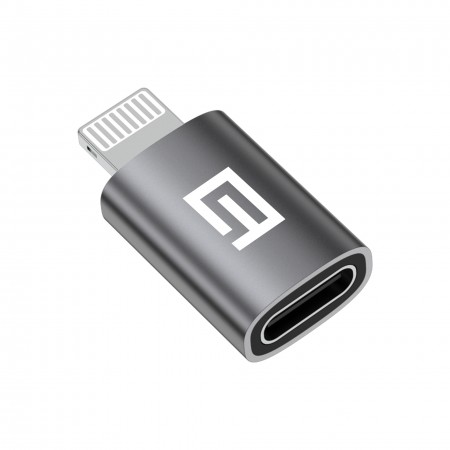 OTG адаптер ArmorStandart Type-C на Lightning для iPhone та iPad, PD 20 Вт, до 480 Мбіт/с, чорний