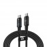 Кабель ArmorStandart AT-C6 USB Type-C — USB Type-C 60 Вт, 1,2 м, чорний