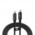 Кабель USB Type-C — Lightning ArmorStandart AT-CL 20 Вт, 1,2 м, чорний, з підсвіткою