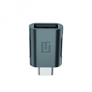 OTG адаптер ArmorStandart Type-C на USB-A 3.0, до 5 Гбіт/с, цинковий сплав, Space Grey