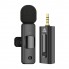 Бездротовий петличний мікрофон ArmorStandart ASM3 2.4 ГГц, mini-jack 3.5 мм, USB Type-C, чорний