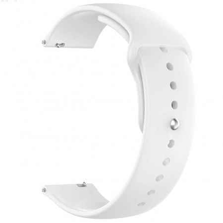 Силіконовий ремінець для годинника ArmorStandart Silicone Watch Strap 20 мм білий