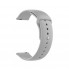 Силіконовий ремінець ArmorStandart Silicone Watch Strap 22 мм для годинника, Light Grey (світло-сірий)