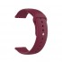 Силіконовий ремінець для годинника ArmorStandart Silicone Watch Strap 22 мм марсала