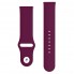Силіконовий ремінець ArmorStandart Silicone Watch Strap 20mm для годинника, бордовий (Marsala)
