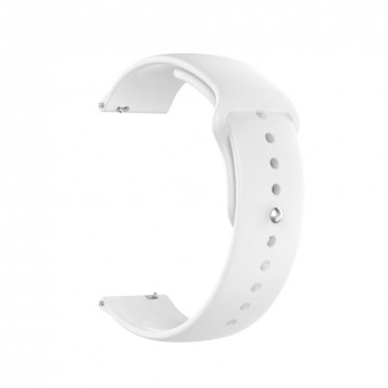 Силіконовий ремінець ArmorStandart Silicone Watch Strap 22 мм, білий Силіконовий ремінець ArmorStandart Silicone Watch Strap 22 мм, білий