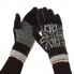 Рукавички для сенсорних екранів ArmorStandart Touch Gloves Snowflake з орнаментом, чорні, One Size