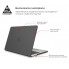 Защитная накладка ArmorStandart Matte Shell для MacBook Air 13.6 M4/M3/M2 (A3240/A3113/A2681), чёрная