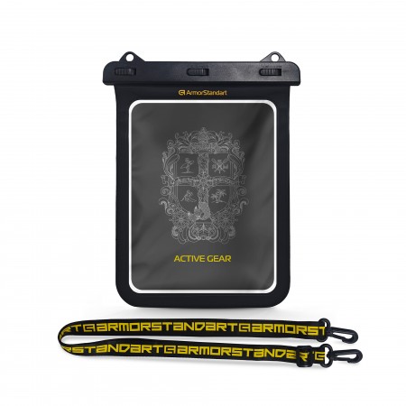 Водонепроницаемый чехол для планшета ArmorStandart Capsule Tab IPX8 22x30 см, черный