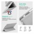 Чохол-книжка з підставкою і слотом для стилуса ArmorStandart Smart Fold Pen для Apple iPad Pro 11 (2024), світло-сірий