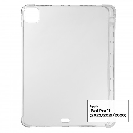 Силиконовый противоударный чехол ArmorStandart Air Force with pen для iPad Pro 11 (2022/2021/2020), прозрачный