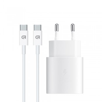 Зарядное устройство ArmorStandart AR-TA800W USB-C 25W White + кабель USB-C to USB-C (ARM63804) Зарядное устройство ArmorStandart AR-TA800W USB-C 25W White + кабель USB-C to USB-C (ARM63804)