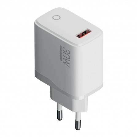Сетевое зарядное устройство ArmorStandart AR013 USB-A 30W White (ARM84424)