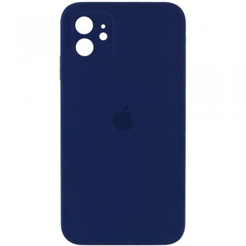 Захисний чохол для iPhone 11  Silicone Case, з захистом камери, колір Midnight Blue