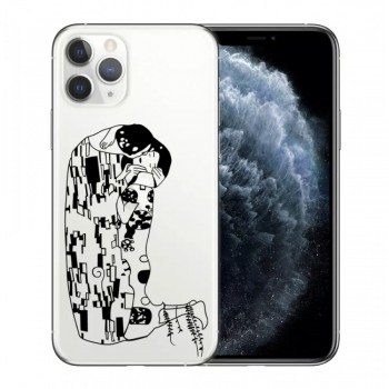 Захисний чохол для iPhone 13 Pro Max Abstract Geometric Art Line TPU Case, Heart 1