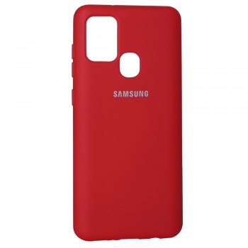 Захисний чохол для Samsung A21S Silicone Cover, червоний