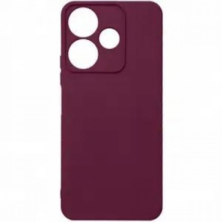 Захисний чохол для Xiaomi Redmi Note 14 Pro 4G  Silicone Case, бордовий