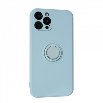 Захисний чохол для iPhone 12 Pro Ring Silicone Case, Turquoise