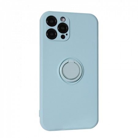 Захисний чохол для iPhone 12 Pro Ring Silicone Case, Turquoise