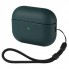 Захисний чохол для AirPods 1/2 SGP, темно-зелений, ударостійкий, легкий, з карабінами