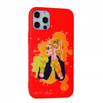 Захисний чохол для iPhone 12/12 Pro iMaGen TPU Red