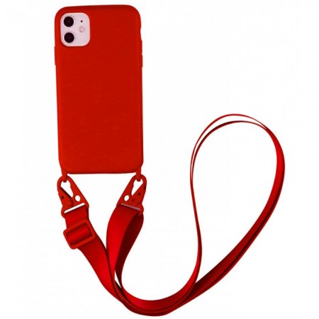 Захисний чохол для iPhone 13 6.1" Cord Silicone Case, червоний